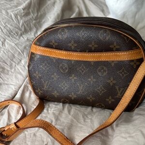 Louis Vuitton Brown and Tan Shoulder Bag